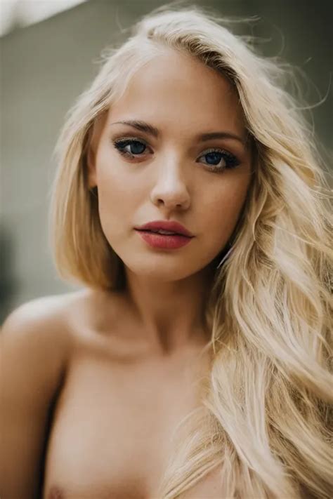 young blonde nude